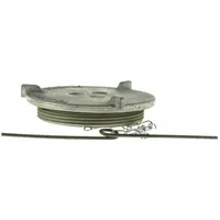 Fuel Cap: Threaded with Chain and Cross Bar, 4 7/32 in Neck Dia, 13/16 in Neck Lg, 5 in Cap Dia, Gas (MPN 2008-00)