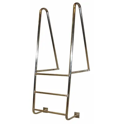TRI-ARC Fixed Ladder: 6 ft Overall Ht, 21.1 in Overall Wd, Aluminum, 300 lb Load Capacity - Walk Through Fixed Ladders