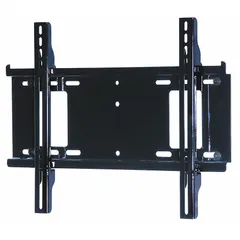 Fixed wall mount constructed from steel with a gloss black finish. Accommodates flat-panel screens from 32 to 46 inches and supports a maximum weight of 100 lb. Includes all necessary mounting hardware for installation. Suitable for home, office, or commercial environments where a low-profile, secure mounting solution is required.