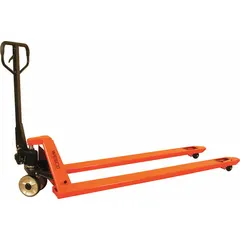 APPROVED VENDOR Pallet Jack, 4,400 lb Capacity, 78 in L x 27 in W Forks, Long Fork, Steel
