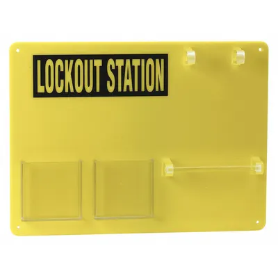 BRADY Unfilled Lockout Board - Unfilled Lockout Stations