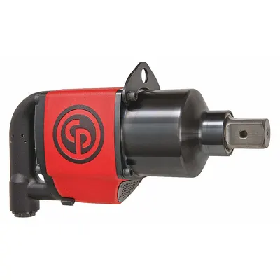 CHICAGO PNEUMATIC Air Impact Wrench: Compact, 1 1/2 in Drive, D-Handle, Square - D-Handle Air-Powered Impact Wrenches with Standard Anvils