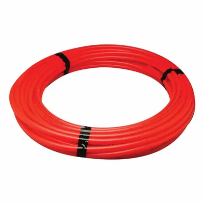 ZURN Tubing: PEX Type B, 1/2 in, Red, Coil, 300 ft Overall Lg (MPN Q3PC300XRED) - PEX Tubing for General Plumbing