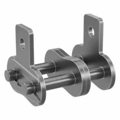 TSUBAKI Attachment Link: For Std Roller Chains, SK-1, 80, Double Strand, 1 in Pitch - Attachment Links for ANSI Standard Chains