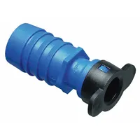 HYDRORAIN Adapter: 1" Insert x 1/2" BLR, ABS Plastic, 150 psi Max Working Pressure, 2.75 in Wd (MPN 37902)