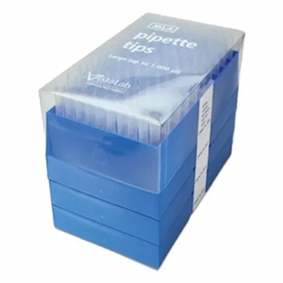 CELLTREAT Pipette Tip: Non-Sterile, 1,250 ul Capacity, Preconfigured Rack, No Filter - Non-Strerile Pipette Tips