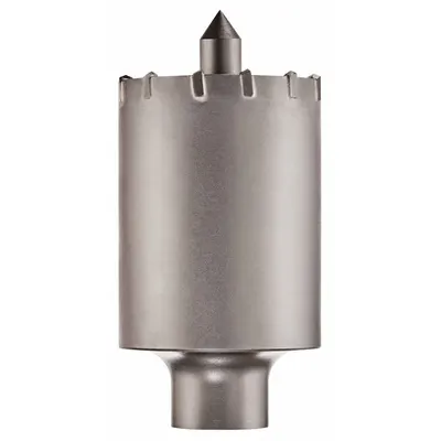 MILWAUKEE Core Center Bit: SDS Plus Shank, 2 1/2 in Core Dia - Two-Piece Shankless Core Bit Heads