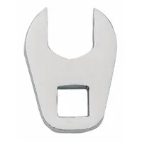 PROTO Crowfoot Socket Wrench: Alloy Steel, Chrome, 3/8 in Drive Size, 11 mm Head Size (MPN J4911MCF)