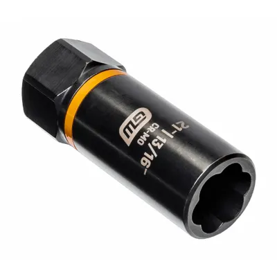 GEARWRENCH Deep Extraction Sockets: 13/16 in Socket Size, 6-Point, Deep, Black Oxide - 1/2" Drive Bolt Extraction Impact Sockets