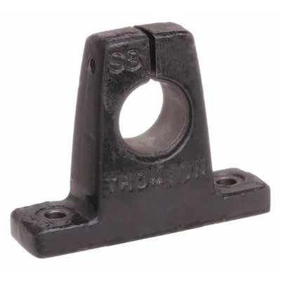 THOMSON Shaft Support Block: SB, For 5/8 in Shaft Dia, Painted Malleable Iron - Support Blocks for Linear Shafting