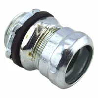 Compression Connector: Steel, 3/4 in Trade Size, Rain Tight (MPN 251-SRT)