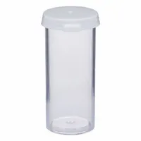 APPROVED VENDOR Vial with Cap: Sample, Polystyrene, 18.48 mL, 28.6 mm Body Dia, Non-Sterile, Round (MPN VIAL-5C-10)