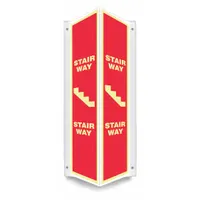 Safety Sign: PETG, Mounting Holes Sign Mounting, 24 in x 7 1/2 in Nominal Sign Size, 0.07 in Thick
