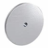Spur Gear: Module m 1, 120 Teeth, 12 mm Bore Dia, Stainless Steel, 20° Pressure Angle, Plain Bore (MPN SUS1-120)