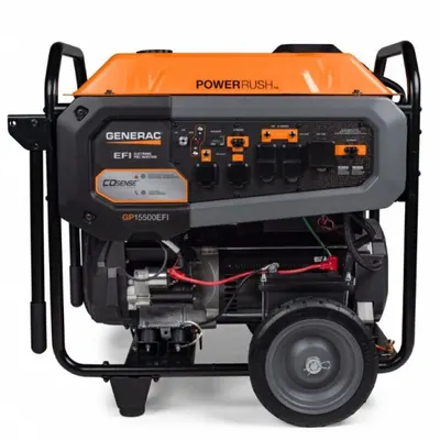 GENERAC Portable Generator: Conventional, Gasoline, 15,500 W Running, 19,300 W Starting - Conventional Generators