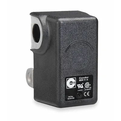 CONDOR USA, INC Pressure Switch: Std, 25 psi – 160 psi, (4) 1/4" NPT - General Purpose Air Compressor Switches