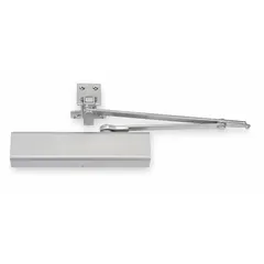 ASSA ABLOY ACCENTRA Door Closer: Parallel Mounting Type, Grade 1 - Heavy Duty, Aluminum, 13 in Lg (MPN UNI3501 x 689). Key specifications — Manufacturer Part Number: UNI3501 x 689; Brand: ASSA ABLOY ACCENTRA; Closer Series: 3000; Closer Type: Non-Hold Open; Location Use: Interior/Exterior; Spring Type: Adjustable; Product Type: Door Closer; Spring Size: 6.