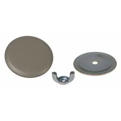 Oiltight hole seal for sealing unused conduit holes in electrical enclosures. Constructed of painted carbon steel with a gray finish, includes an oil-resistant gasket. Rated NEMA 4X for wet or corrosive environments. Fits 1-inch conduit holes.