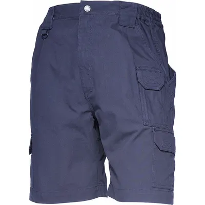 5.11 Tactical Shorts: Navy, 42 in Waist, 9 1/2 in Inseam - Men's Tactical Cargo Shorts