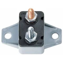 The BUSSMANN CBP-20BA is a heavy duty circuit breaker from the CBP-BA series, rated for 14V DC with an interrupt rating of 1.5 kA at 14V DC. It features a stud terminal connection for secure installation. This circuit breaker provides overcurrent protection in automotive electrical systems, such as those in trucks, buses, and off-road vehicles.