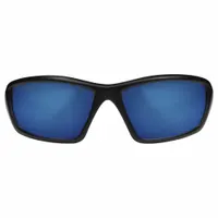 Full-frame safety glasses with padded comfort-fit design. Metal-detectable construction for environments where contamination control is critical. AP Blue lens and black frame. Suitable for industrial settings requiring impact protection and metal-detectable eyewear