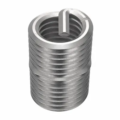 HELI-COIL Screw-Locking Tanged Helical Insert, 5/16"-24, Plain, 18-8, 500 PK - Screw-Locking Tanged Helical Inserts