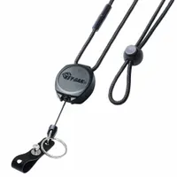 Badge Holder: Split Key Ring/Strap, Horizontal/Vertical, 1/2 in Badge Pouch Wd, 2 in Badge Pouch Ht (MPN 0KB12-0A42)