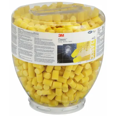 3M Ear Plug Dispenser Refill: Dispenser Refill, Cylinder, 29 dB NRR, Uncorded - Earplug Dispenser Refills
