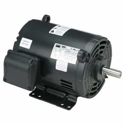 Dayton General Purpose Motor: Rigid Base Mount, Open Drip Proof, 1 1/2 hp, 230/460V AC - Rigid Base 3-Phase General Purpose AC Motors