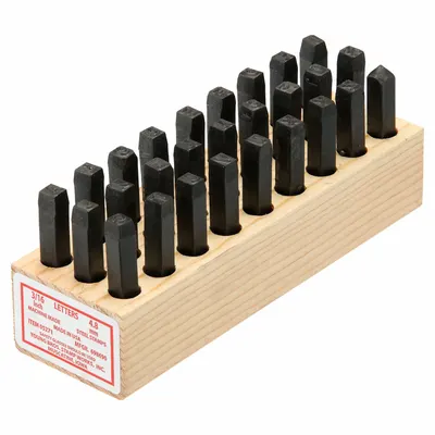 OEM Hand Stamp Kit: A thru Z - Sharp-Face Hand Stamps