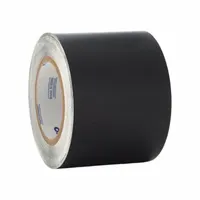 PATCO Film Tape: 2 in Wd, 33 3/8 yd Lg, 9.5 mil Thick, Black, Polyvinyl Chloride Film, Acrylic (MPN 1800)