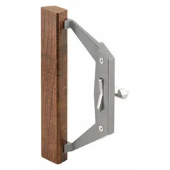 Recessed handle for sliding doors, providing a flush-mount locking solution. Suitable for securing access panels, machine enclosures, and similar sliding door applications in industrial and commercial settings.