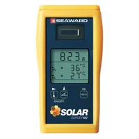 SEAWARD Irradiance Meter: 100 W/sq m Irradiance Measurement - Min, 0° to 360°, LCD, SS100