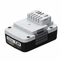 PANASONIC Battery: 1.5 Ah, Battery Included, Tabbed, 7.2V DC (MPN EY9L20B)