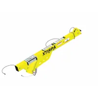 Yellow powder-coated aluminum davit arm with 360 lb weight capacity. Designed for use with a mast as part of a confined space davit system. Used for industrial access and retrieval in tanks, vaults, and similar confined spaces