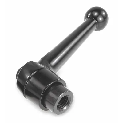 KIPP Ball-Style Adjustable Handle with Threaded Hole, M16, 110 mm Length - Ball-Style Adjustable Handles with Threaded Hole