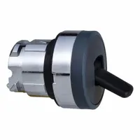 This SCHNEIDER ZB4 Series toggle-switch operator is a 2-position, spring-loaded unit with On/Off functionality. It features spring terminals for connection and is designed for manual switching in industrial control panels, machinery, and automation systems