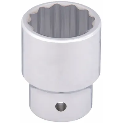WESTWARD Socket: Metric, 3/4 in Drive Size, 36 mm Socket Size, 12-Point, Std, Chrome - 3/4" Drive Hand Sockets