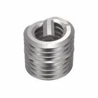HELI-COIL Helical Insert: Tanged Tang Style, Free-Running, M3-0.50 Thread Size, Plain, 1,000 PK (MPN 1084-3CN045S)