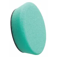 FLEX NORTH AMERICA Polishing Pad: Pad, Hook-and-Loop, Hook-and-Loop, Foam, 3 in Outside Dia, Green (MPN 555125)