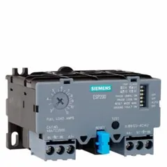 IEC electronic overload relay for three-phase motor protection against overcurrent and phase loss. Three poles, frame size A1, current range 5.5 A to 22 A. Auxiliary contact form 1NO/1NC, maximum voltage rating 690V AC, screw terminals. Compatible with Class 14 Starters and frame size A1 contactors. No thermal units required.