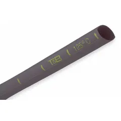 Standard heat shrink tubing for insulating and protecting electrical wires, cables, and connections. Shrinks to 0.19 in inner diameter when heated, providing a tight seal against moisture, abrasion, and short circuits. Suitable for automotive, industrial, and electronic wiring applications. Pack of 20, black.