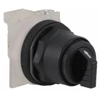 SCHNEIDER Selector Switch: 30 mm Panel Mounting Size, 3 Positions, Short Lever, SPDT, Non-Metallic (MPN 9001SKS42BH1)
