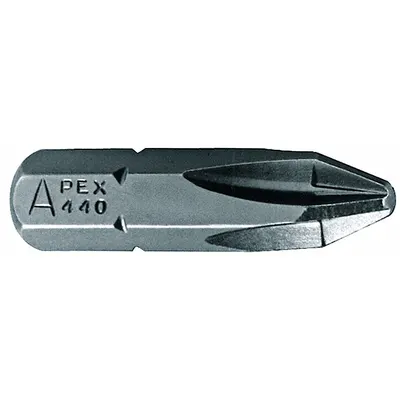 APEX Insert Bit: Insert Bit, Imperial, PH2 Bit Industry Size, #2 Bit Size, Std - Insert Bits