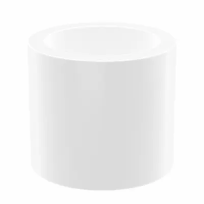 OILITE Sleeve Bearing: PTFE, 7/16 in Bore, 9/16 in OD, 1/2 in Overall Lg, White - Chemical- & Heat-Resistant Plastic Sleeve Bearings