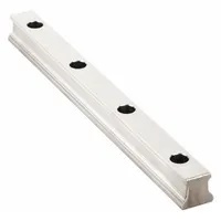 Profile Ball Rail: 25, 220 mm Overall Lg, 23 mm Overall Wd, 22.7 mm Overall Ht, Steel, 6 Rail Holes (MPN 521H25A+220)