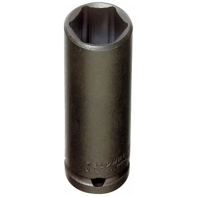 PROTO Impact Socket: 1/2 in Drive Size, SAE, 1 in Socket Size, 6-Point, Deep - Thin Wall Impact Sockets