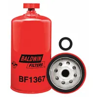 BALDWIN FILTERS Fuel Filter: Spin-On, 3 1/16 in Outside Dia, M16-1.50 Thread Size, Cellulose, Iveco (MPN BF1367)