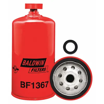 BALDWIN FILTERS Fuel Filter: Spin-On, 3 1/16 in Outside Dia, M16-1.50 Thread Size, Cellulose - Spin-On Fuel Filters