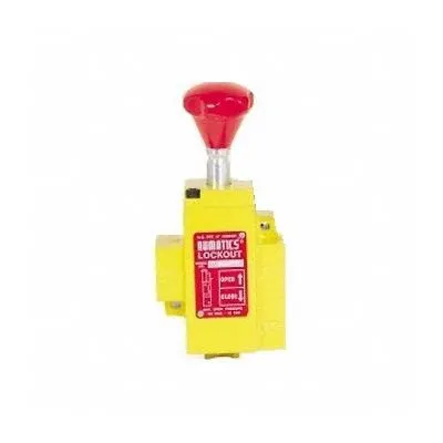 AVENTICS Lock-Out Valve: 1 1/2 in NPT, 1 1/2 in NPTF Outlet Size, 150 psig Max Op Pressure - Numatics Compressed Air Line Lockout Valves for FRLs